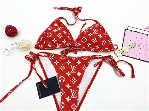 louis vuitton bikini set|louis vuitton swimsuit model.